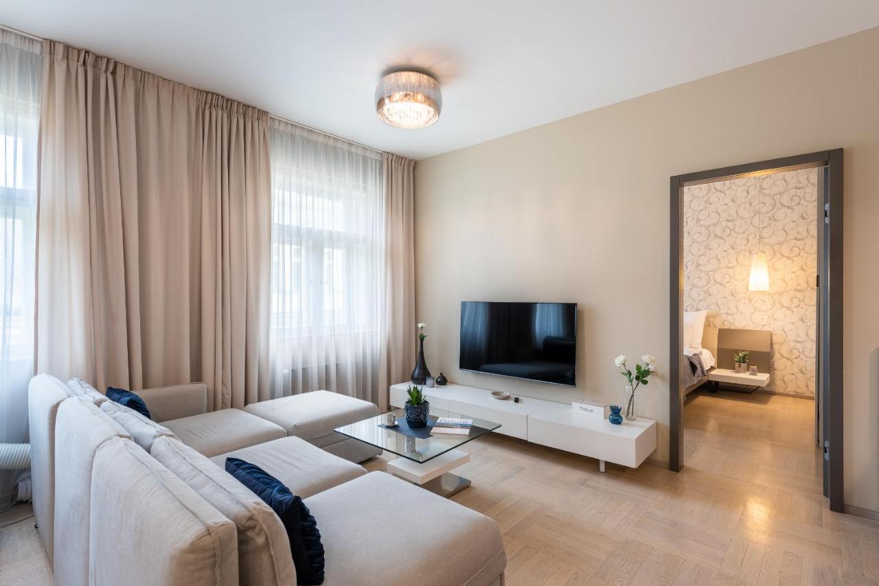 شقة New Luxury Apt With Ac&Parking In The Center Of براغ المظهر الخارجي الصورة